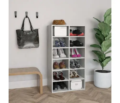 Puhvetkapp, Betoonhall, 54X34X100,5 cm Tehispuit