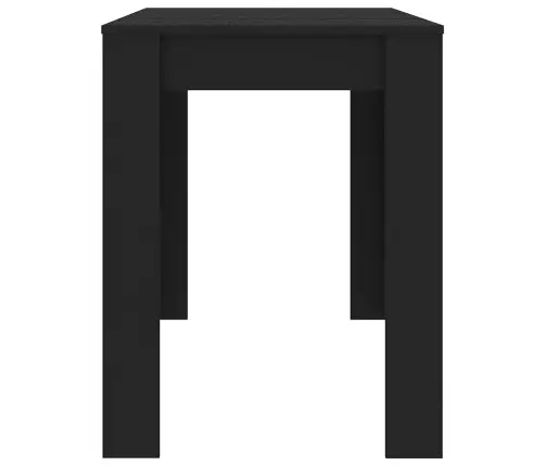 Söögilaud, Must 120 X 60 X 76 Cm Tehispuit