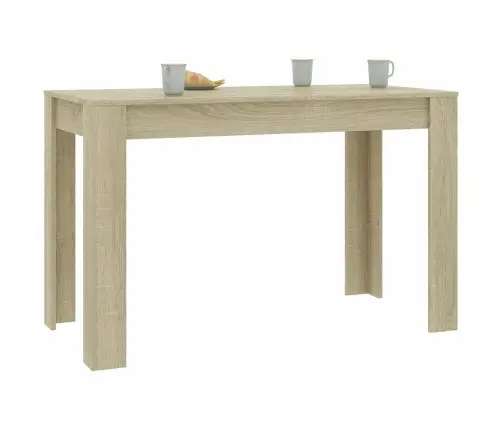 Söögilaud, Sonoma Tamm 120 X 60 X 76 Cm Tehispuit