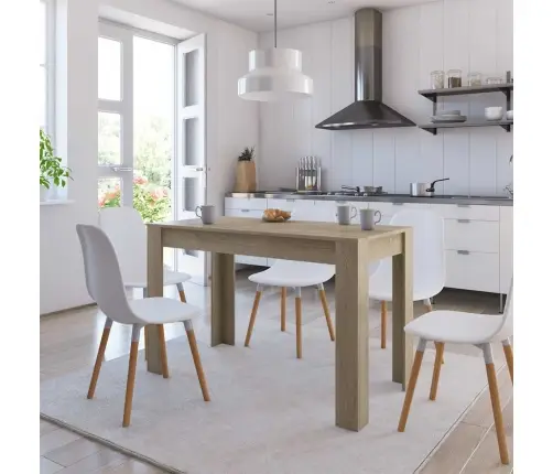 Söögilaud, Sonoma Tamm 120 X 60 X 76 Cm Tehispuit