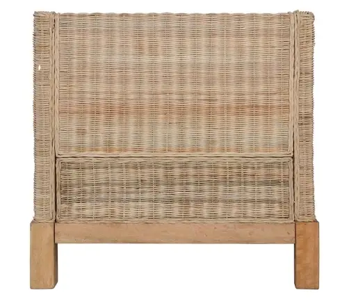 2-Osaline Diivanikomplekt Patjadega, Naturaalsest Rotangist