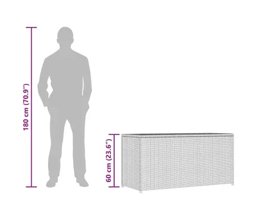 Aia Hoiukast, Hall, 120 X 50 X 60 cm Polürotang