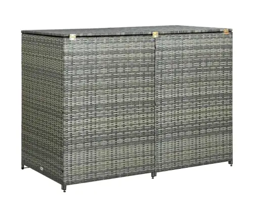 Konteinerių Stoginė, Antracito, 148X77X111cm Ratanas