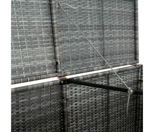 Konteinerių Stoginė, Antracito, 148X77X111cm Ratanas