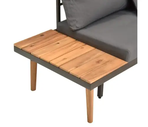 4-Osaline Aiadiivanikomplekt Patjadega, Akaatsiapuit