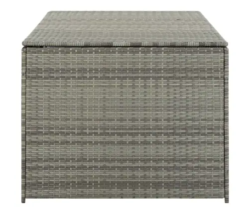 Dārza Uzglabāšanas Kaste, 180X90X70 Cm, Pelēka Pe Rotangpalma Vidaxl