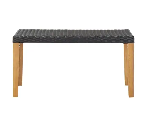 Sols, 120 Cm, Melna Pe Rotangpalma, Akācijas Masīvkoks Vidaxl
