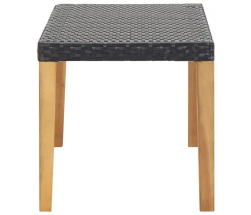 Sols, 120 Cm, Melna Pe Rotangpalma, Akācijas Masīvkoks Vidaxl