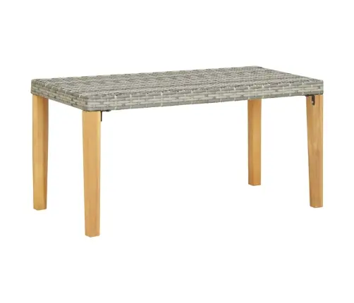 Sols, 120 Cm, Pelēka Pe Rotangpalma, Akācijas Masīvkoks Vidaxl