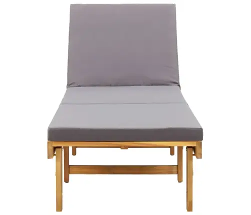 Kokkupandav Päevitustool Istmepadjaga, Akaatsiapuit