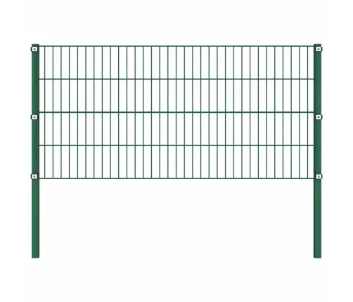 Tvoros Plokštė Su Stulpais, Geležinė, 694,5X80cm Žalia