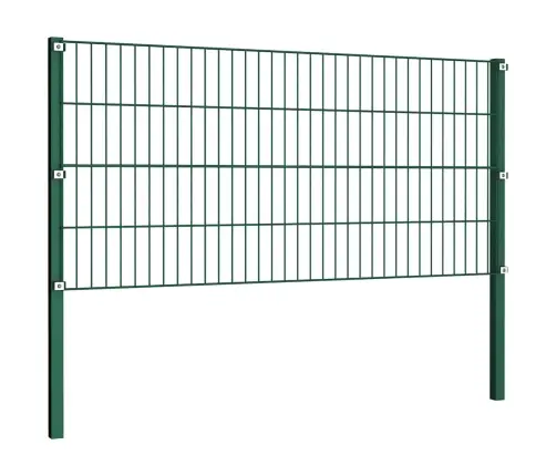 Žoga Panelis Ar Stabiem, Dzelzs, 1385 Cm, Zaļš Vidaxl