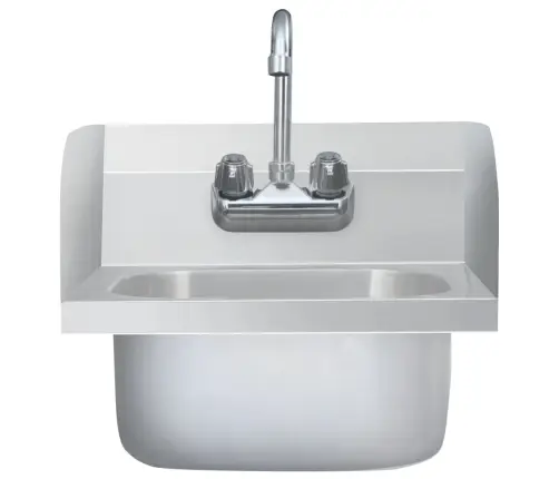 Izlietne Roku Mazgāšanai, Ar Jaucējkrānu, Nerūsējošs Tērauds Vidaxl