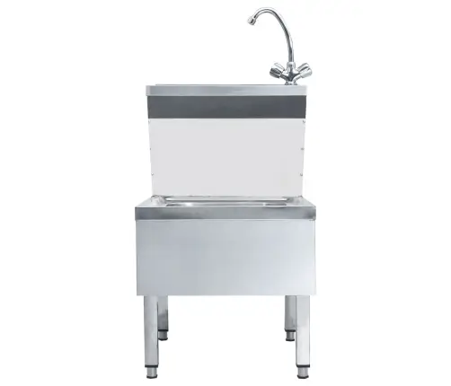 Izlietne Roku Mazgāšanai, Ar Jaucējkrānu, Nerūsējošs Tērauds Vidaxl