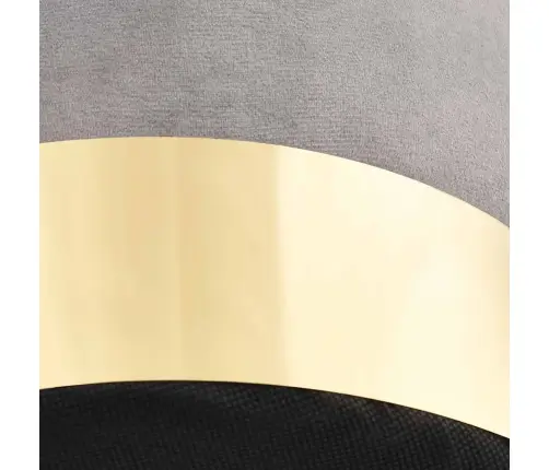 Soliņš, Gaiši Pelēks Un Zeltains Samts 28 X 36 Cm Vidaxl