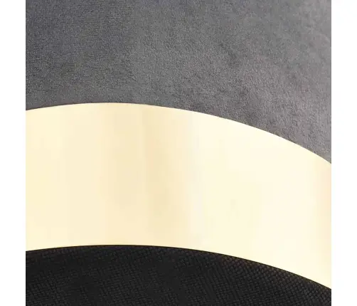 Soliņš, Tumši Pelēks Un Zeltains Samts 28 X 36 Cm Vidaxl