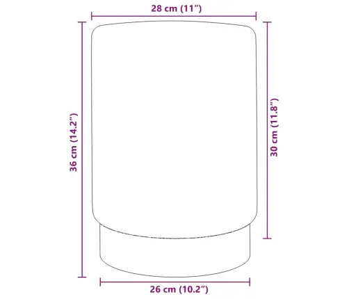 Taburetė, Abrikoso Ir Auksinės Spalvos, Aksomas 28 X 36 Cm