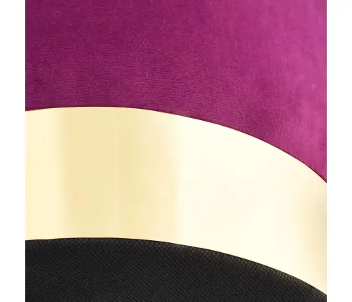 Soliņš, Violets Un Zeltains Samts 28 X 36 Cm Vidaxl