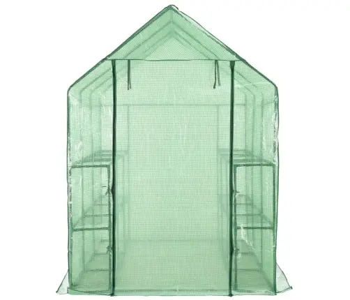 Kasvuhoone 12 Riiuliga, Terasest, 143 X 214 X 196 Cm