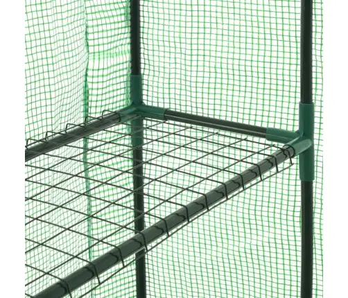 Kasvuhoone 12 Riiuliga, Terasest, 143 X 214 X 196 Cm