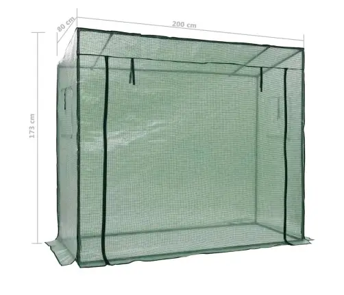 Kasvuhoone 200 X 80 X 173 Cm