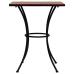 Mozaīkas Bistro Galds, 60 Cm, Sarkanbrūna Keramika Vidaxl