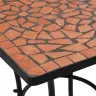 Mosaiikplaadiga Bistroolaud, Terrakota, 60 cm Keraamiline