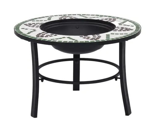 Mozaikinė Laužavietė, Žalios Spalvos, 68cm Keramika