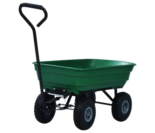 Dārza Ratiņi, 300 Kg, 75 L, Zaļi Vidaxl