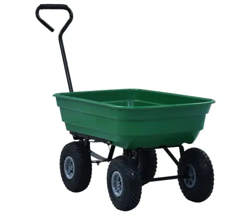 Dārza Ratiņi, 300 Kg, 75 L, Zaļi Vidaxl