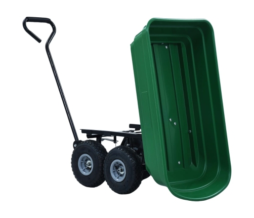 Dārza Ratiņi, 300 Kg, 75 L, Zaļi Vidaxl