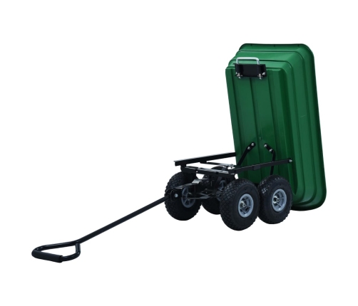 Dārza Ratiņi, 300 Kg, 75 L, Zaļi Vidaxl