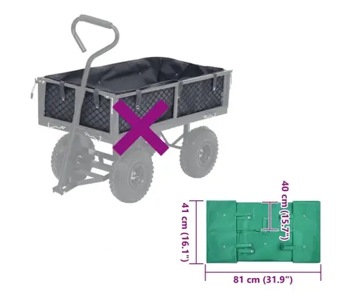 Dārza Ratu Audums, Zaļš Vidaxl