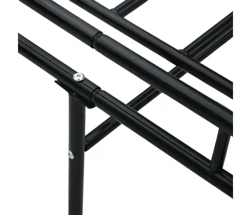 Päevavoodi, Must, Metall, 90 X 200 Cm