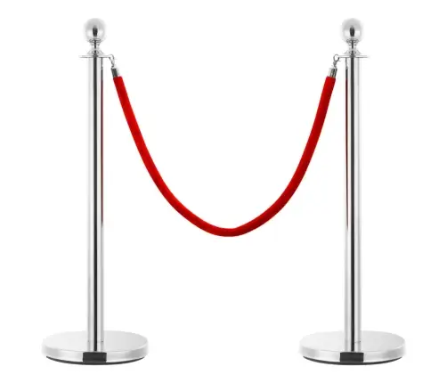 Vip Eilės Užtvaros Rinkinys, 3 Dalių, Sidabrinis, Plienas