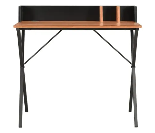 Rakstāmgalds, Melns Un Brūns, 80X50X84 Cm Vidaxl