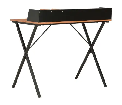Rakstāmgalds, Melns Un Brūns, 80X50X84 Cm Vidaxl