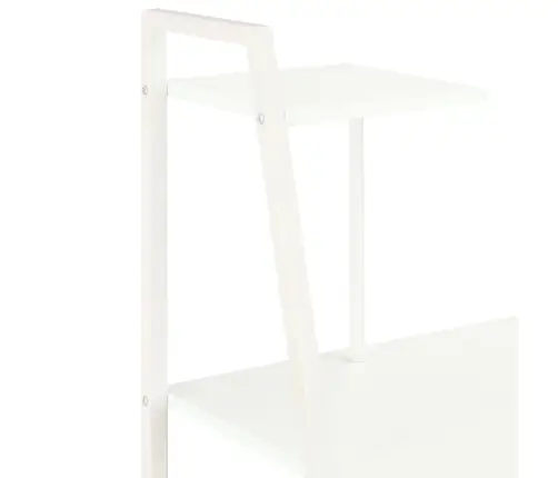Stalas Su Lentyna, Baltos Spalvos, 102X50X117Cm