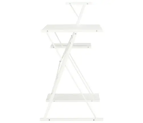 Rakstāmgalds Ar Plauktu, Balts, 116X50X93 Cm Vidaxl Rakstāmgalds Ar Plauktu, Balts, 116X50X93 Cm Vidaxl