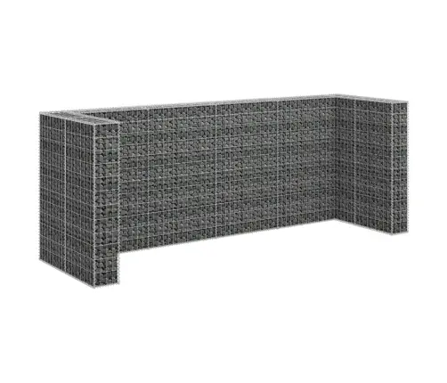 Gabions Atkritumu Tvertnēm, Cinkots Tērauds, 320X100X120 Cm Vidaxl