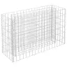 Gabions, Augstā Puķu Kaste, Cinkots Tērauds, 90X30X60 Cm Vidaxl