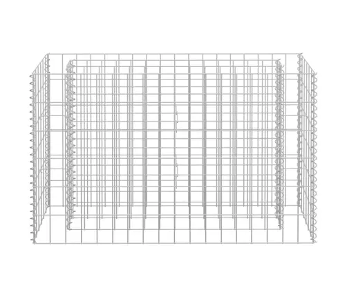 Gabions, Augstā Puķu Kaste, Cinkots Tērauds, 90X30X60 Cm Vidaxl