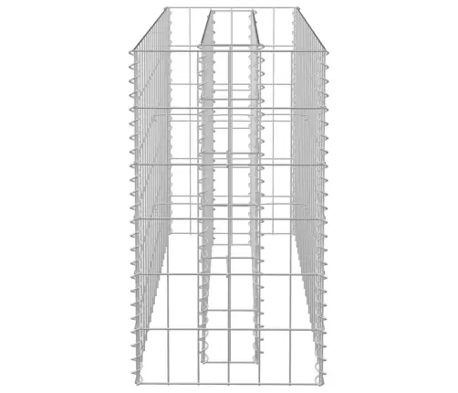 Gabions, Augstā Puķu Kaste, Cinkots Tērauds, 90X30X60 Cm Vidaxl