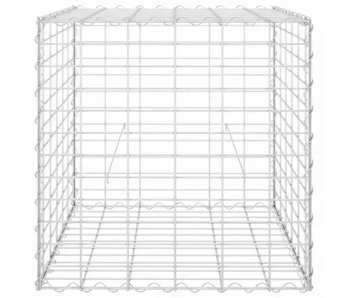 Gabions, Augstā Puķu Kaste, Tērauda Stieple, 60X60X60 Cm Vidaxl