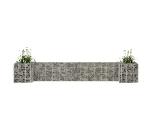 H-Formas Gabions, Tērauda Stieple, 260X40X40 Cm Vidaxl