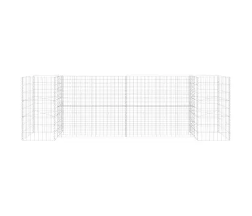 H-Formas Gabions, Tērauda Stieple, 260X40X80 Cm Vidaxl