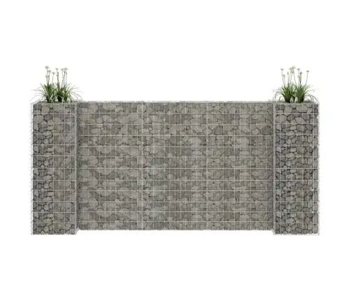 H-Kujuline Gabioon-Taimekast, Terastraat, 260 X 40 X 120 Cm