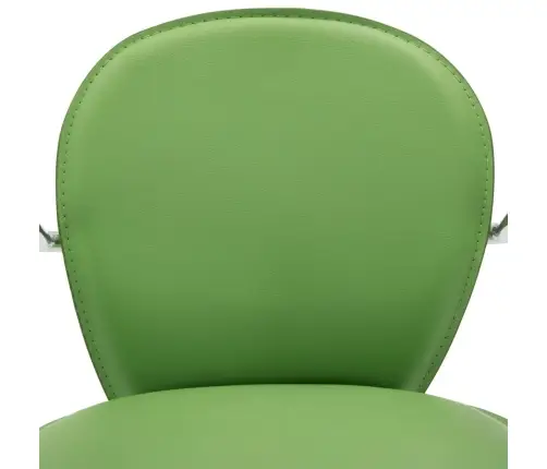 Baro Taburetės Su Porankiais, 2Vnt., Žalios, Dirbtinė Oda