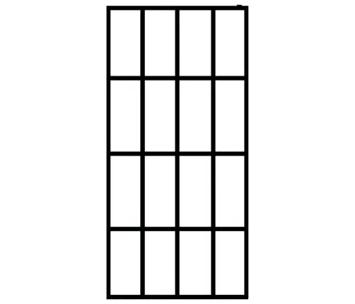 Dušinurga Sein, Läbipaistev Karastatud Klaas, 90 X 195 Cm