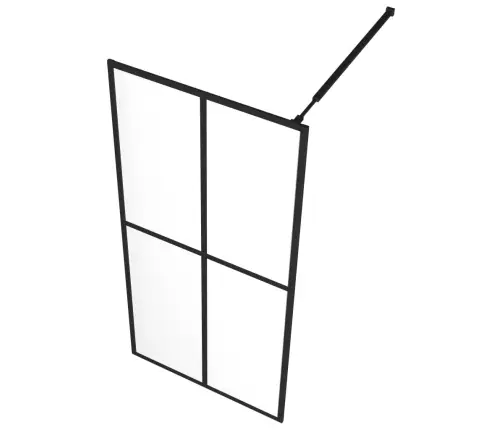 Dušo Pertvara, 118X190cm Grūdintas Stiklas, Skaidri